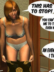 3d incest comics  little blonde sex junkie gets horny enough to get it on with her parents